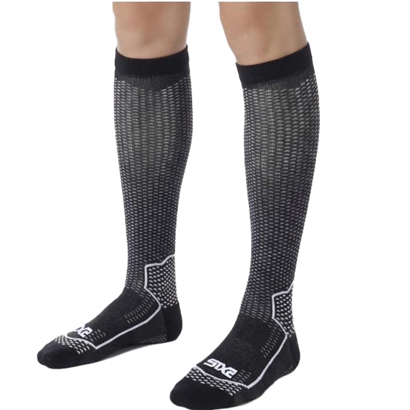 Funktionelle knæstrømper SIXS LONG V3 sort carbon