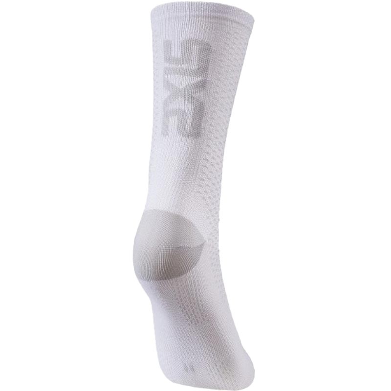 Funktionelle sokker SIXS SHORT LOGO V2 sølv-hvide