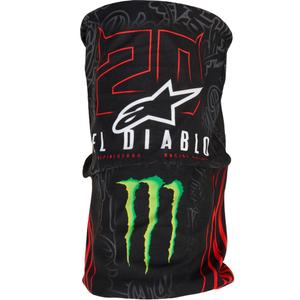 Halsedisse Alpinestars FQ20 Monster Collection, Sort/Fluo Rød/Blå/Grøn
