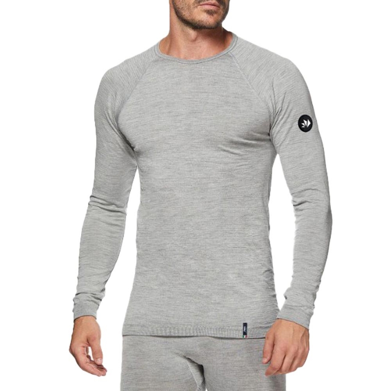 Termo langærmet T-shirt SIXS TS2 MERINOS grå