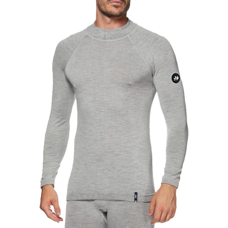Termo langærmet T-shirt SIXS TS3 MERINOS grå