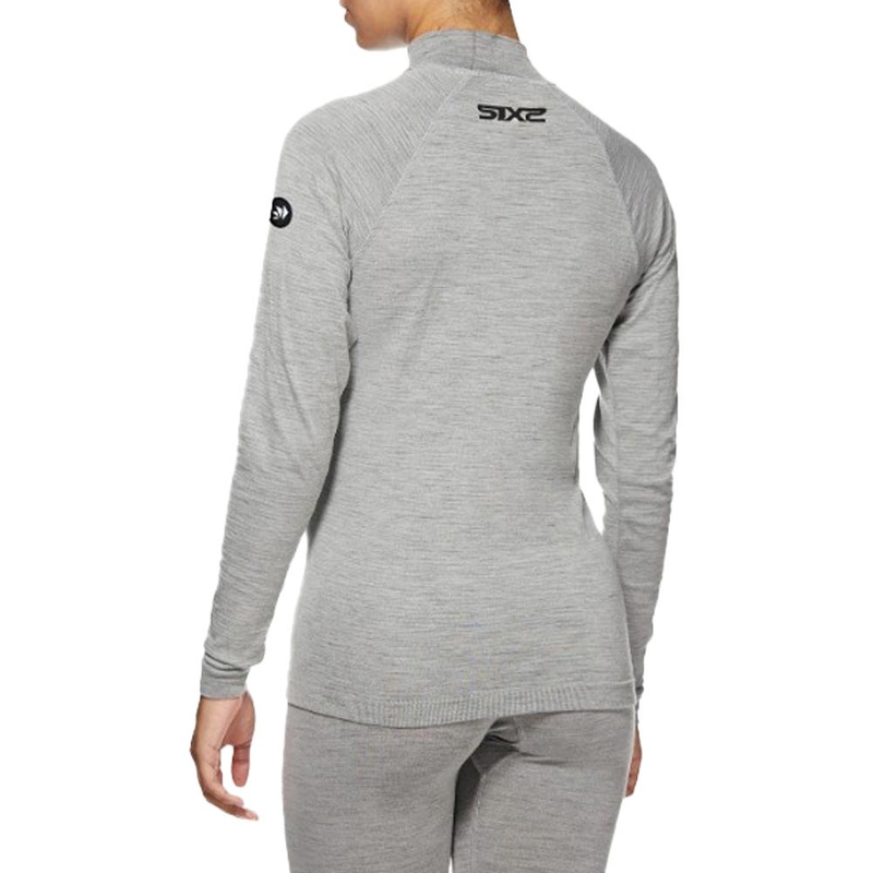 Termo langærmet T-shirt SIXS TS3 MERINOS grå