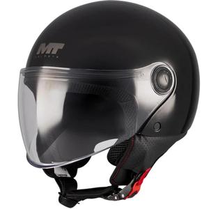 Åben motorcykelhjelm MT Street S Pure A1 sort