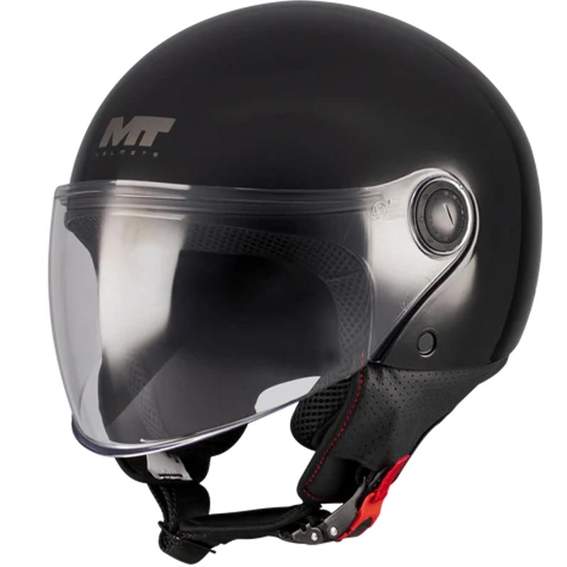 Åben motorcykelhjelm MT Street S Pure A1 sort