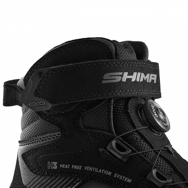Shima Exo motorcykelstøvler sort-sort