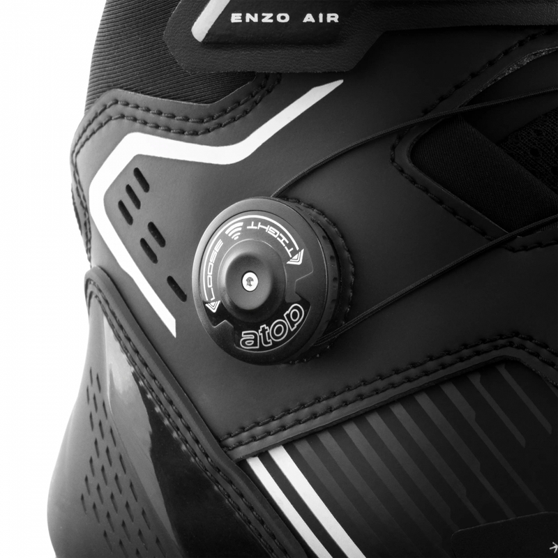 Shima Enzo Air motorcykelstøvler sort-hvide