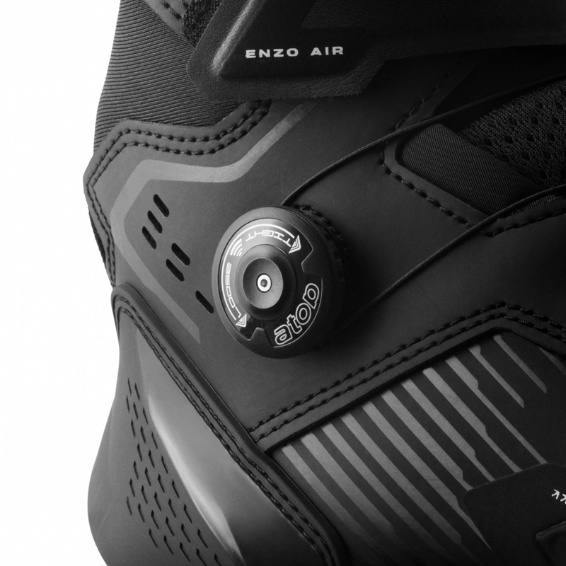 Shima Enzo Air motorcykelstøvler sort-sort