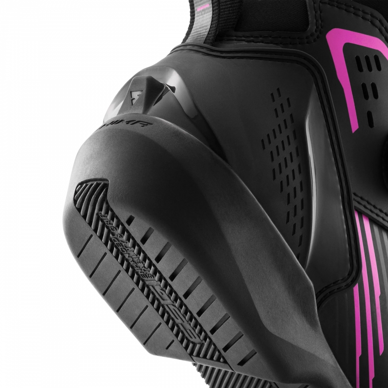 Dame motorcykelstøvler Shima Enzo Air sort-pink