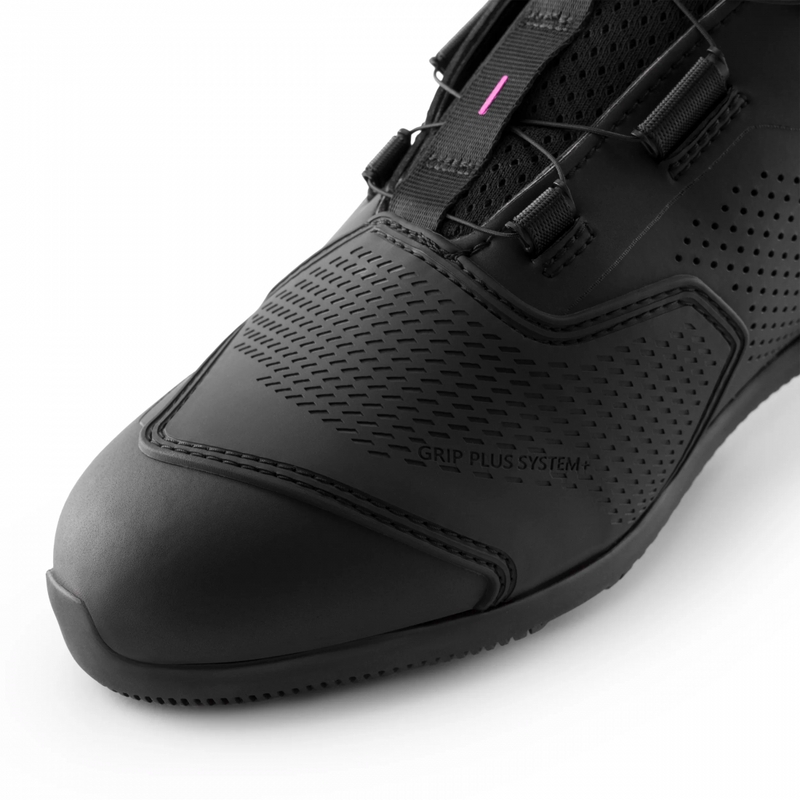 Dame motorcykelstøvler Shima Enzo Air sort-pink