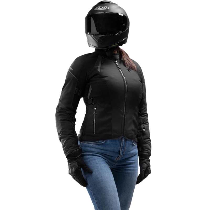 Dame motorcykeljakke Rebelhorn Swift sort