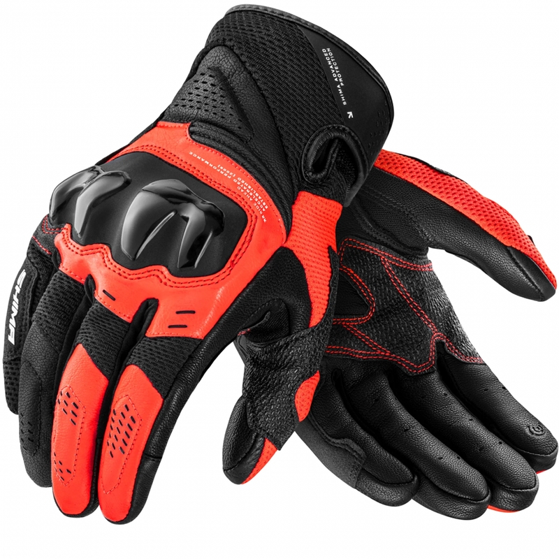 Shima Spark 3.0 motorcykelhandsker, fluo rød