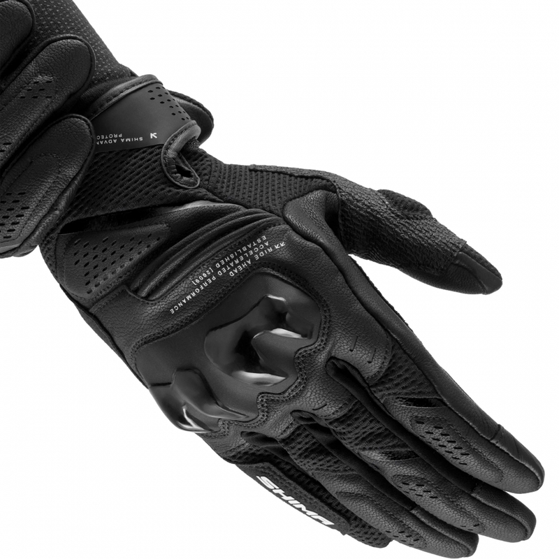 Dame motorcykelhandsker Shima Spark 3.0 sort