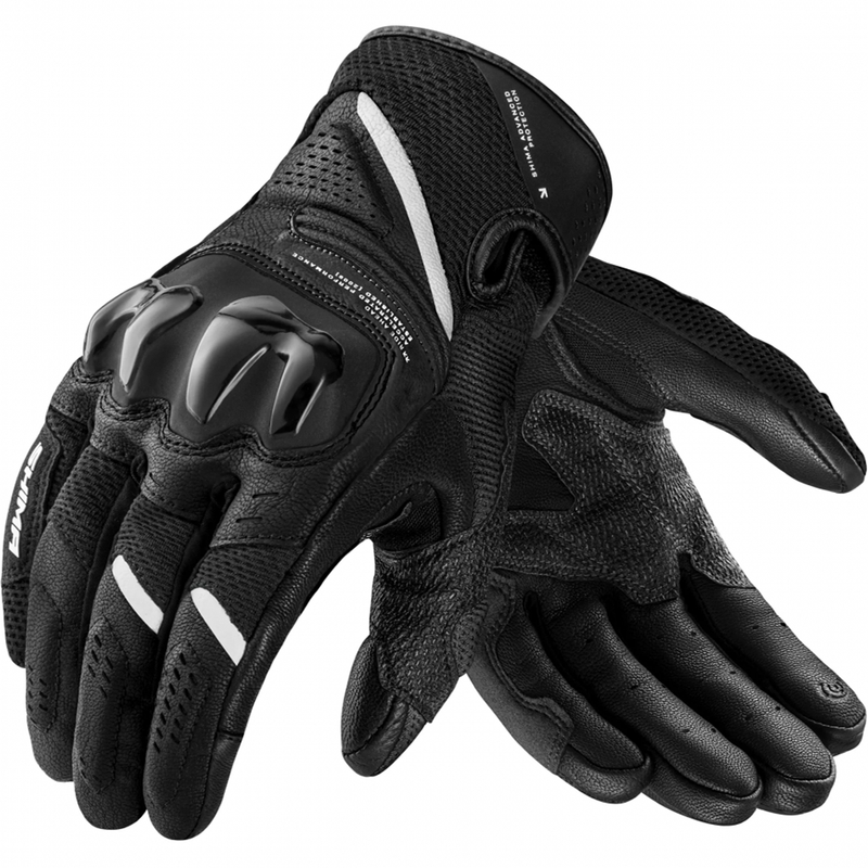 Dame motorcykelhandsker Shima Spark 3.0 sort-hvid