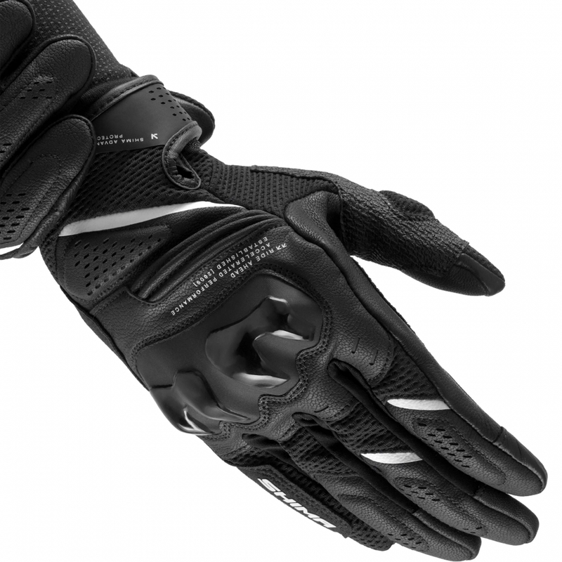 Dame motorcykelhandsker Shima Spark 3.0 sort-hvid