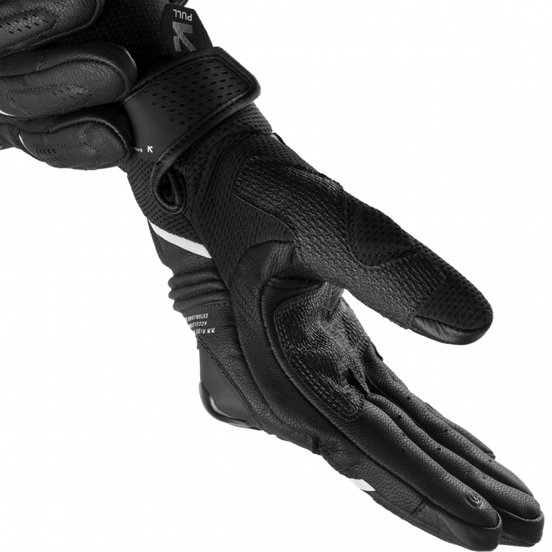 Dame motorcykelhandsker Shima Spark 3.0 sort-hvid