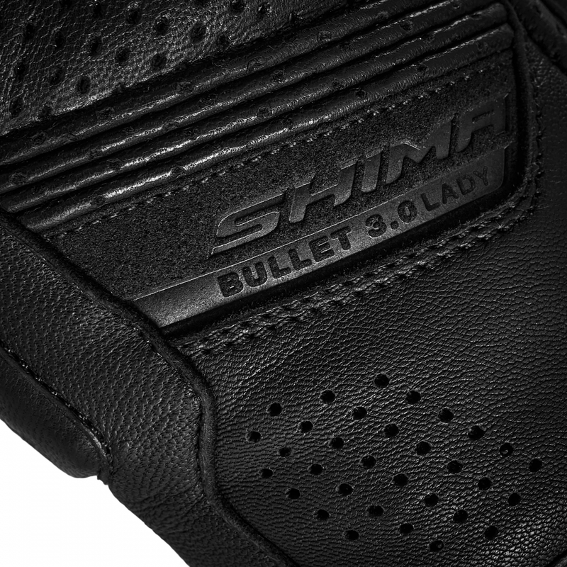 Dame motorcykelhandsker Shima Bullet 3.0 sort
