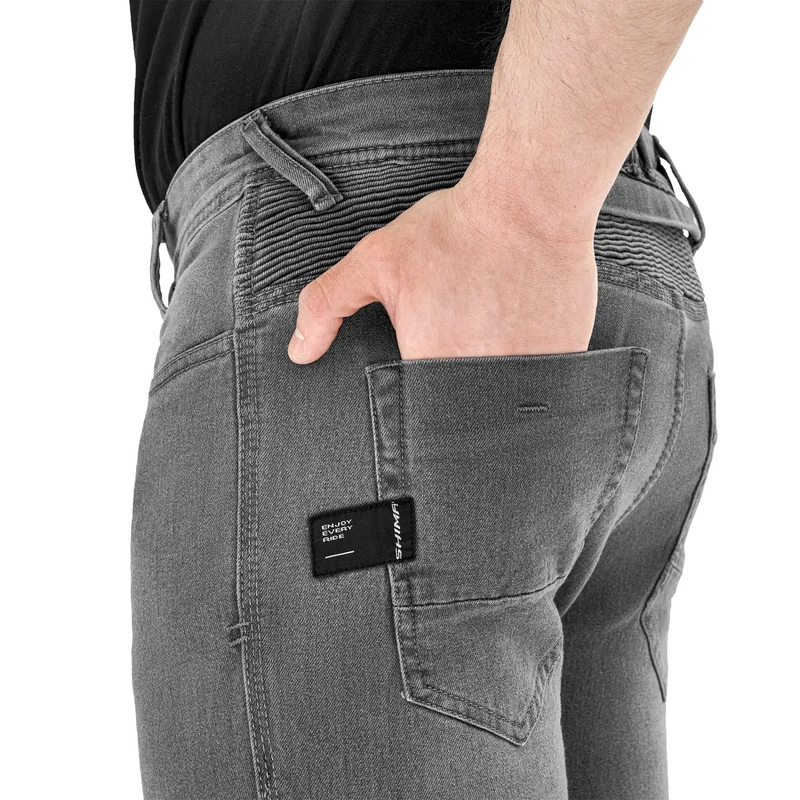 Shima Zenith grå forlængede motorcykeljeans