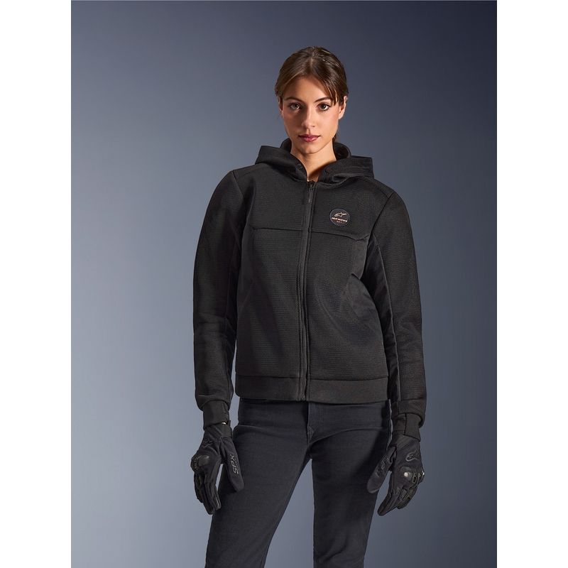 Alpinestars Stella Chrome Superairflow dame motorcykeljakke sort-kobber