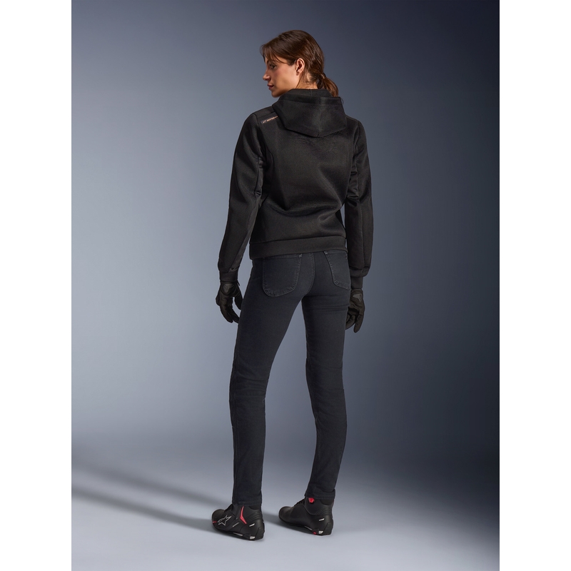 Alpinestars Stella Chrome Superairflow dame motorcykeljakke sort-kobber