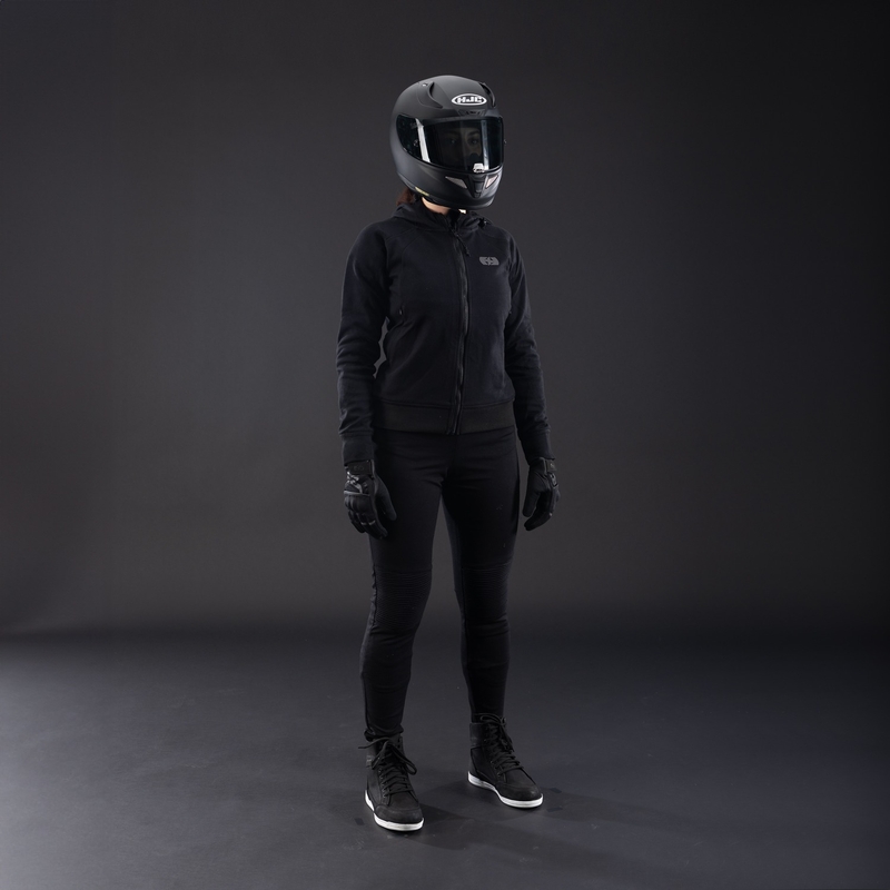 Oxford Armourlite AA Contour Dame Motorcykeljakke Sort