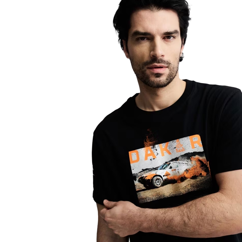 Dakar Ride A T-shirt, sort