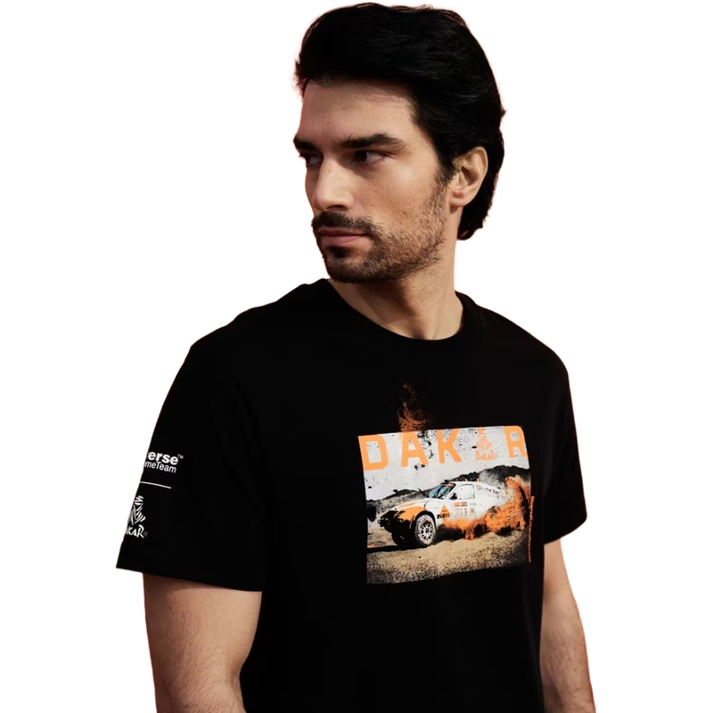 Dakar Ride A T-shirt, sort