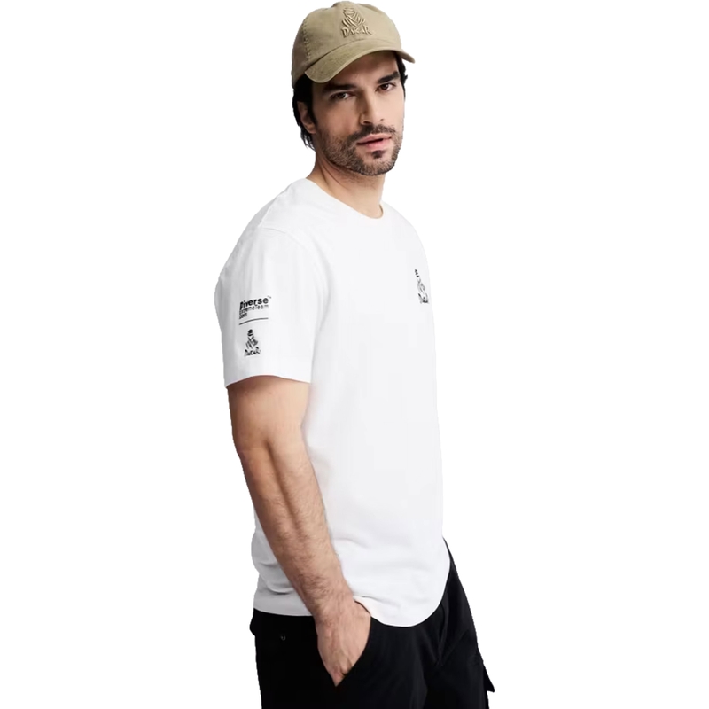 Dakar Logo T-shirt SMW263 hvid