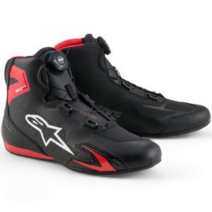 Alpinestars Celer motorcykelstøvler sort-rød-hvid