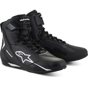 Alpinestars Faster-4 motorcykelstøvler sort-hvide