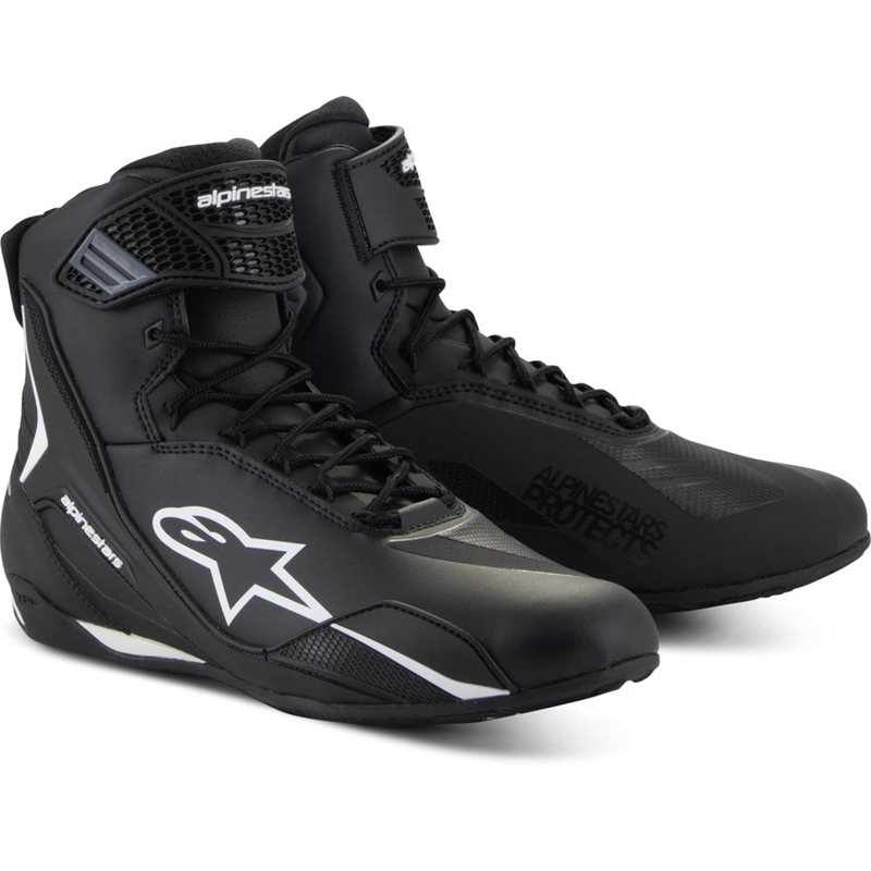 Alpinestars Faster-4 motorcykelstøvler sort-hvide