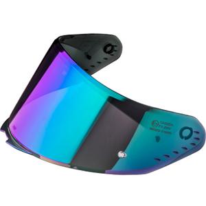 Visir til Cassida AERO hjelme med Pinlock-forberedelse REVO iridium
