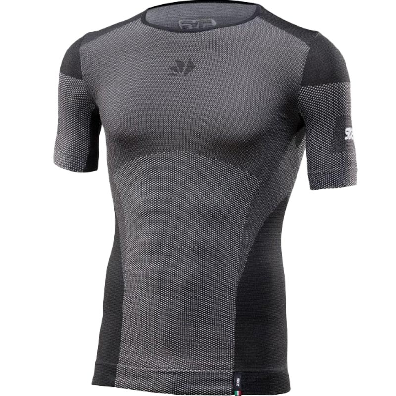 Funktionel T-shirt SIXS BT TS1L V2 sort kulstoffiber