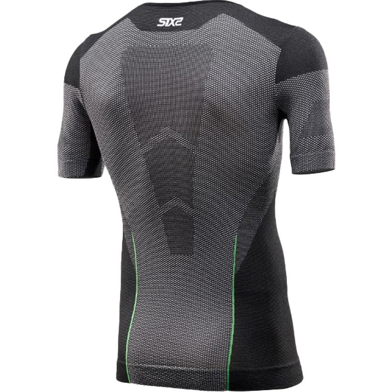 Funktionel T-shirt SIXS BT TS1L V2 sort kulstoffiber
