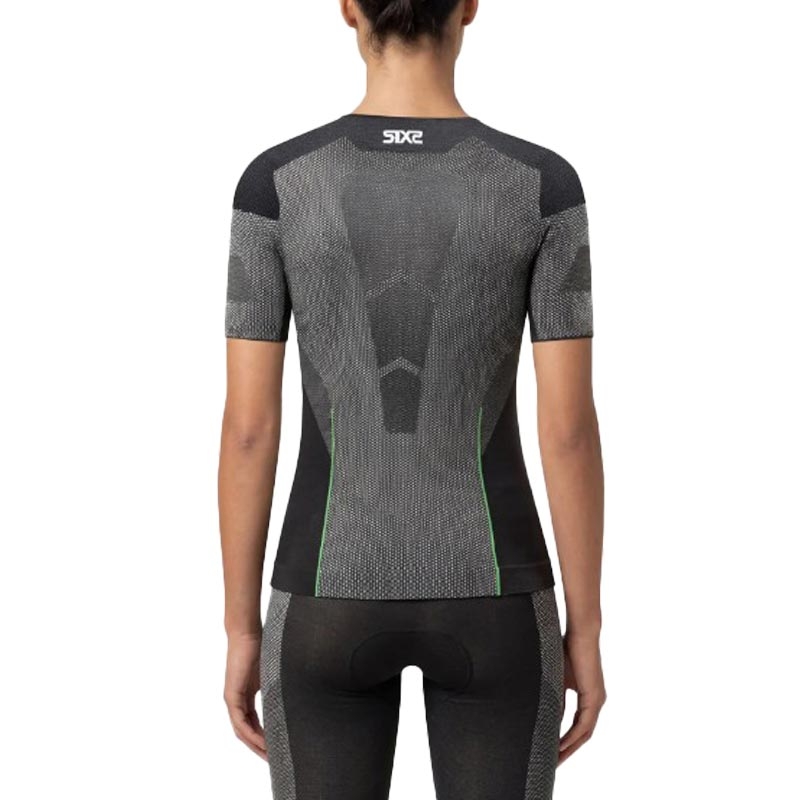 Funktionel T-shirt SIXS BT TS1L V2 sort kulstoffiber