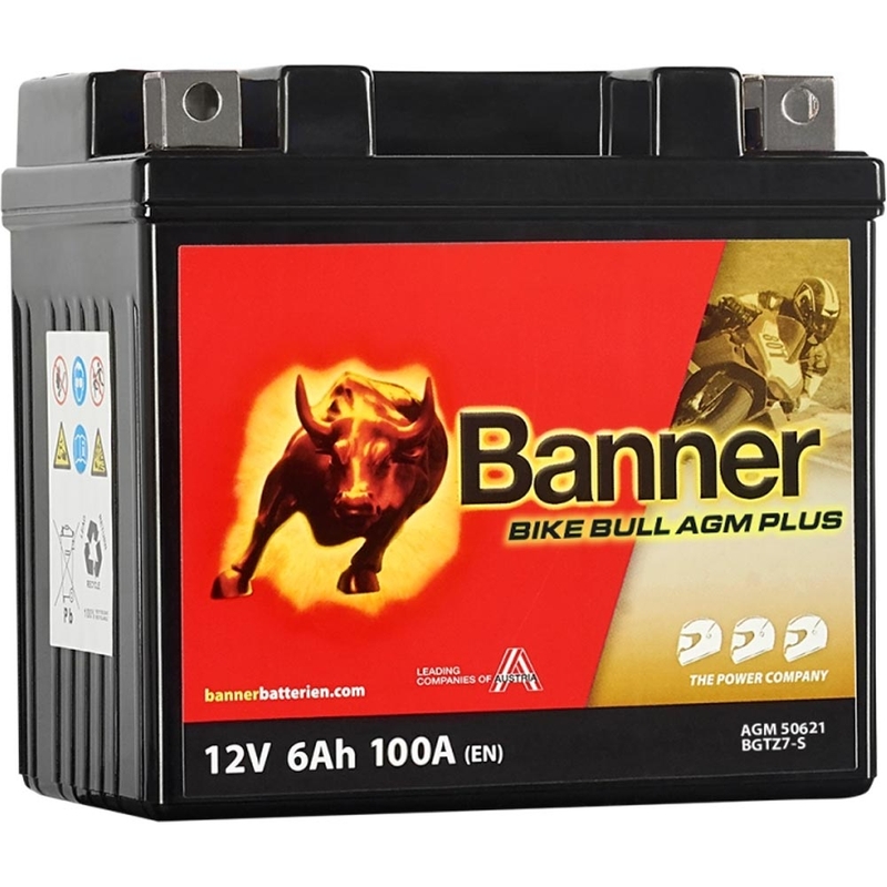 AGM-batteri Banner Bike Bull AGM PLUS AGM PLUS 506 21 / BGTZ7-S - GTZ7-S