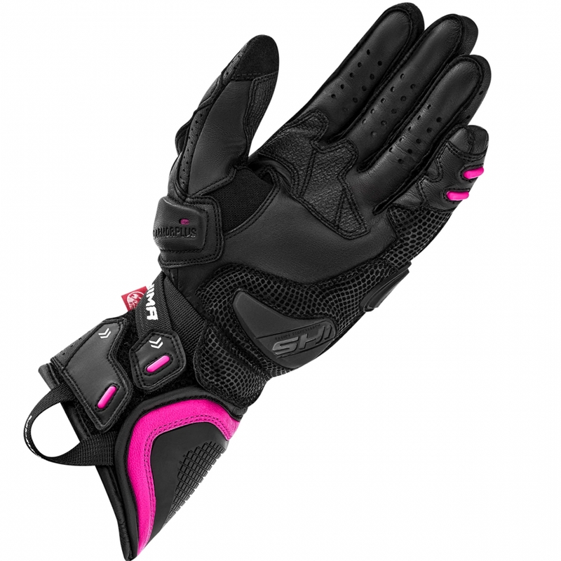 Dame motorcykelhandsker Shima RS-3 pink