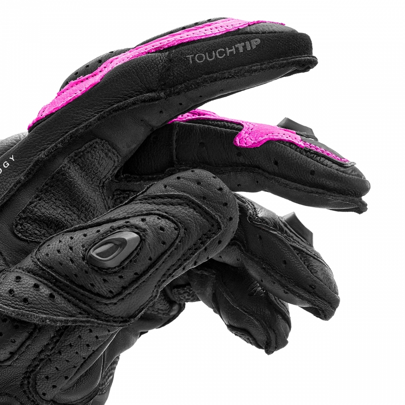 Dame motorcykelhandsker Shima RS-3 pink