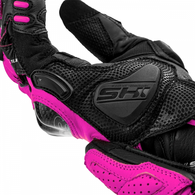 Dame motorcykelhandsker Shima RS-3 pink