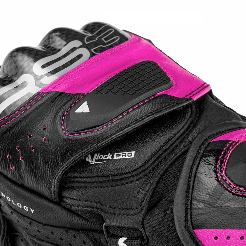 Dame motorcykelhandsker Shima RS-3 pink