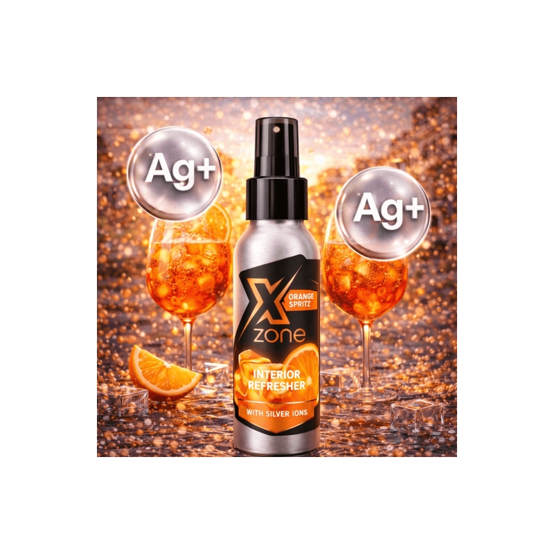 Xzone® Opfrisker med sølvioner Appelsinspray 100 ml