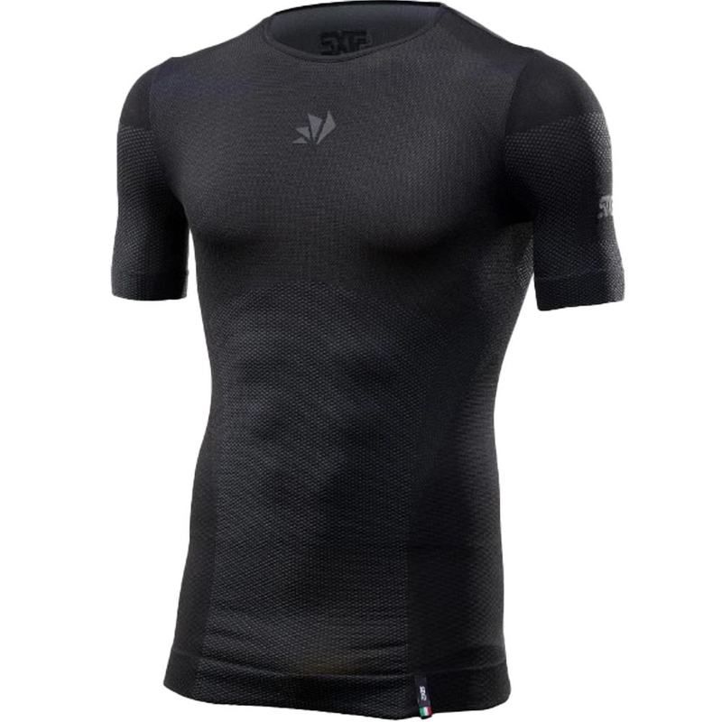 Funktionel T-shirt SIXS BT TS1L V2 sort-mørkegrå