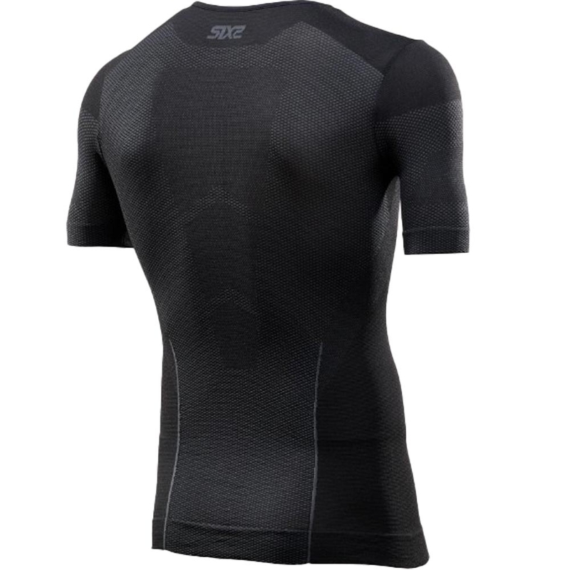 Funktionel T-shirt SIXS BT TS1L V2 sort-mørkegrå