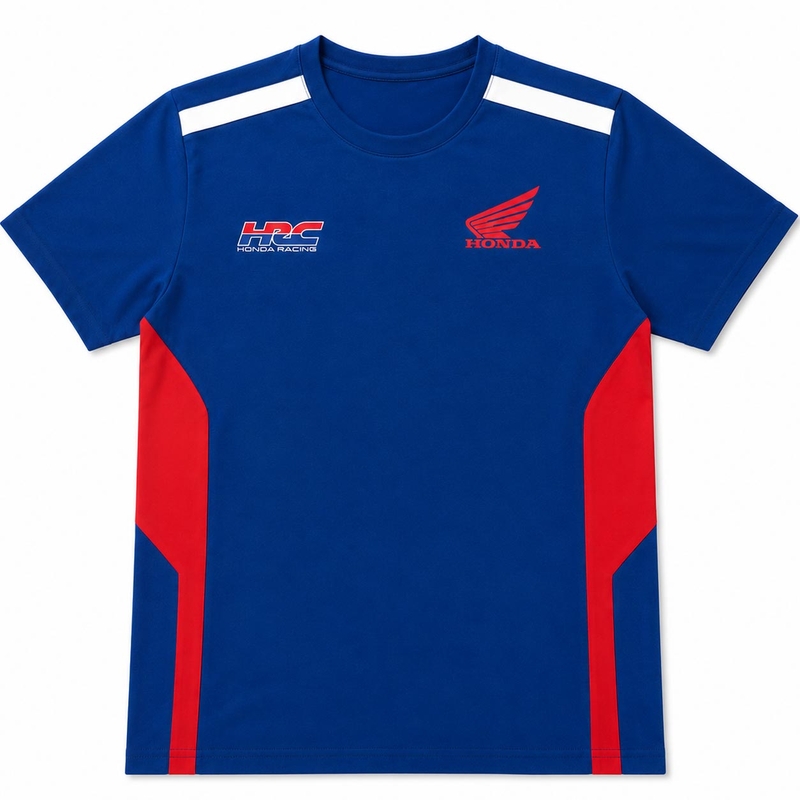 T-shirt Honda Racing SIDEINDSÆT BLÅ PIL blå