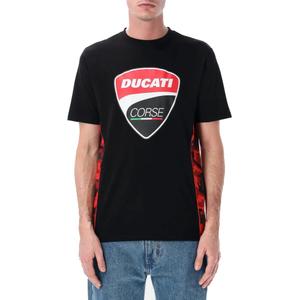 Ducati Corse CAMU DETAILS T-shirt sort