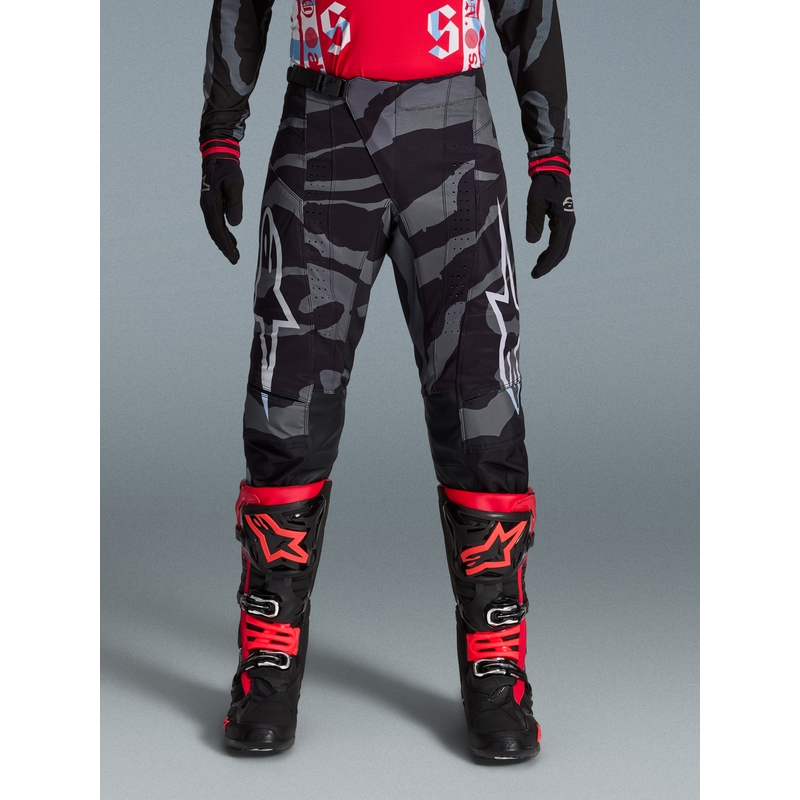 Alpinestars Techstar limited edition Beast Coast motocrossbukser grå-sort-orange