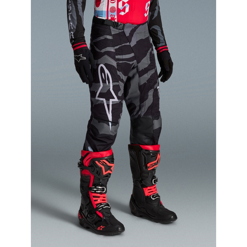 Alpinestars Techstar limited edition Beast Coast motocrossbukser grå-sort-orange