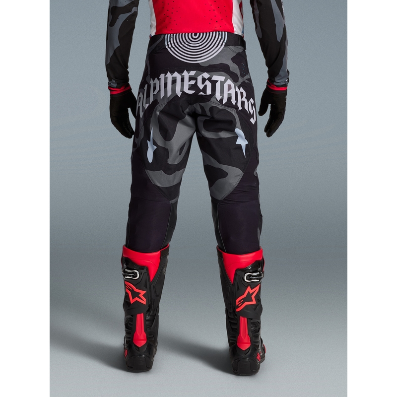 Alpinestars Techstar limited edition Beast Coast motocrossbukser grå-sort-orange