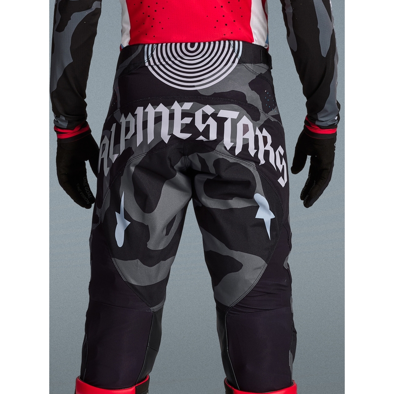 Alpinestars Techstar limited edition Beast Coast motocrossbukser grå-sort-orange