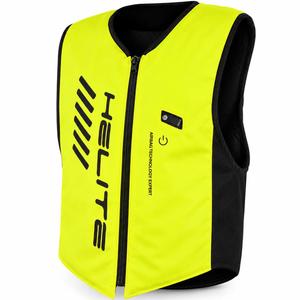 Helite Double Turtle Hivis airbagvest grøn-gul