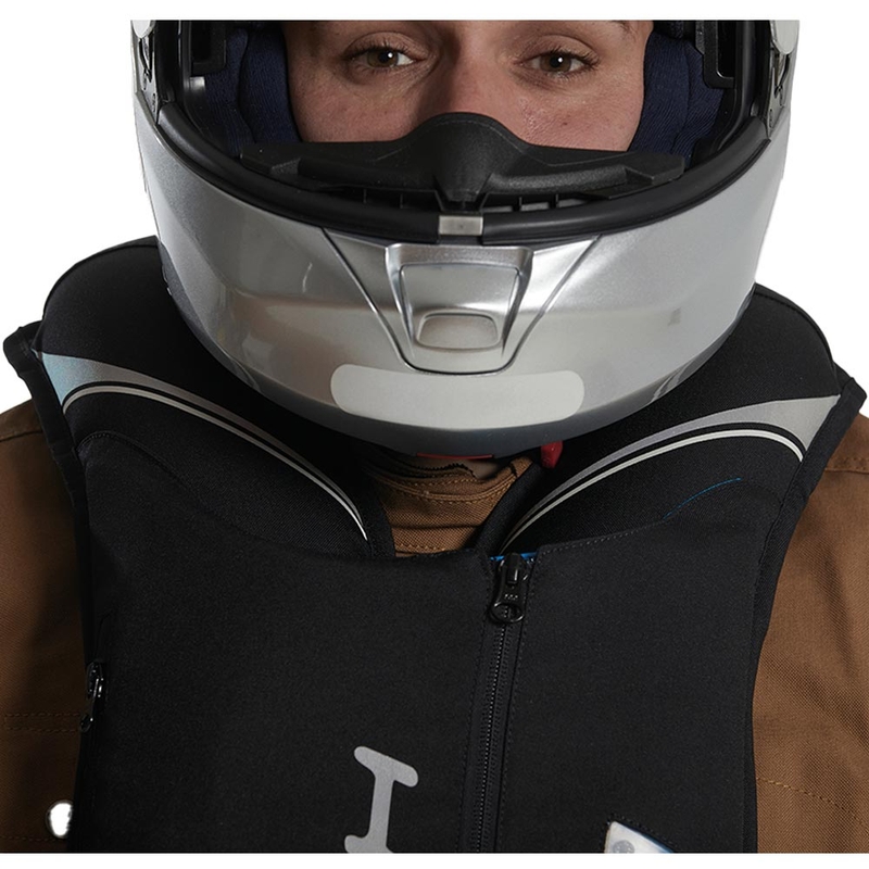 Helite Double Turtle Hivis airbagvest grøn-gul